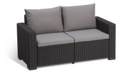 Allibert California Loungesofa graphit – für 2 Personen