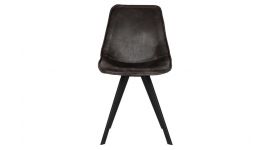 WOOOD Swen Esszimmerstuhl Vintage Schwarz - Zweierset