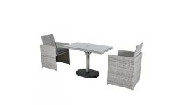 Bistroset "Madeira" 2 Personen – Polyrattan