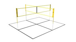 Umbro Sportnetz für Fußballtennis, Volleyball & Badminton - 400 x 168 cm