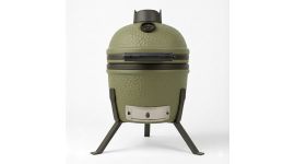 BASTE Kamado-Grill Mini - 13 Zoll - Olivgrün