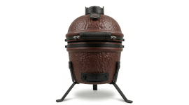 BASTE Kamado Grill Mini - 13 Zoll - Schokoladenbraun