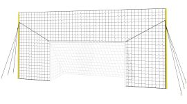Open Goaaal Standard Fußballtor, Rebounder & Backstop - 3-in-1 - 270 x 160 cm