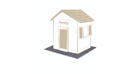 Smoby Spielhauszubehör - Bodenplatten-Set - 45 x 45 cm
