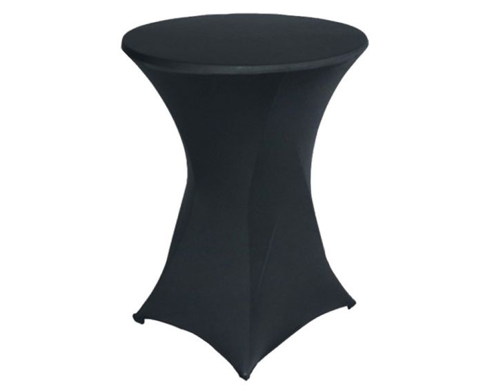 Stehtischhusse Schwarz