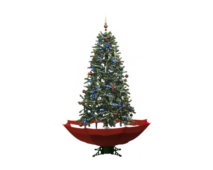 Schneiender Weihnachtsbaum Rot 170cm